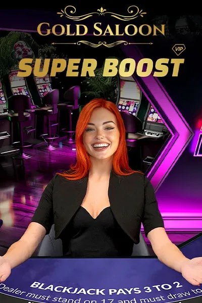 Gold Saloon Super Boost Blackjack — automat | Betalice Casino CS